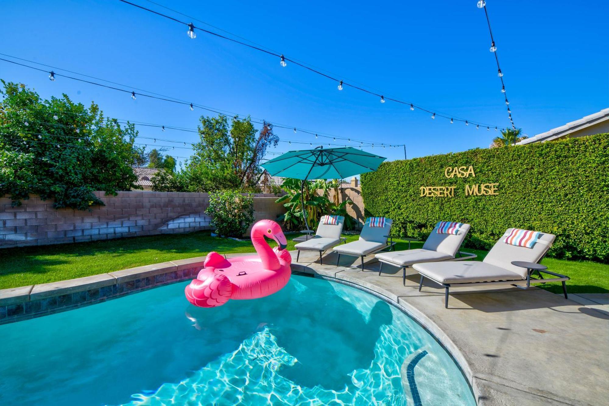 Casa Desert Muse With Heated Pool Spa Firepit Mini Golf And Games Indio Exterior foto